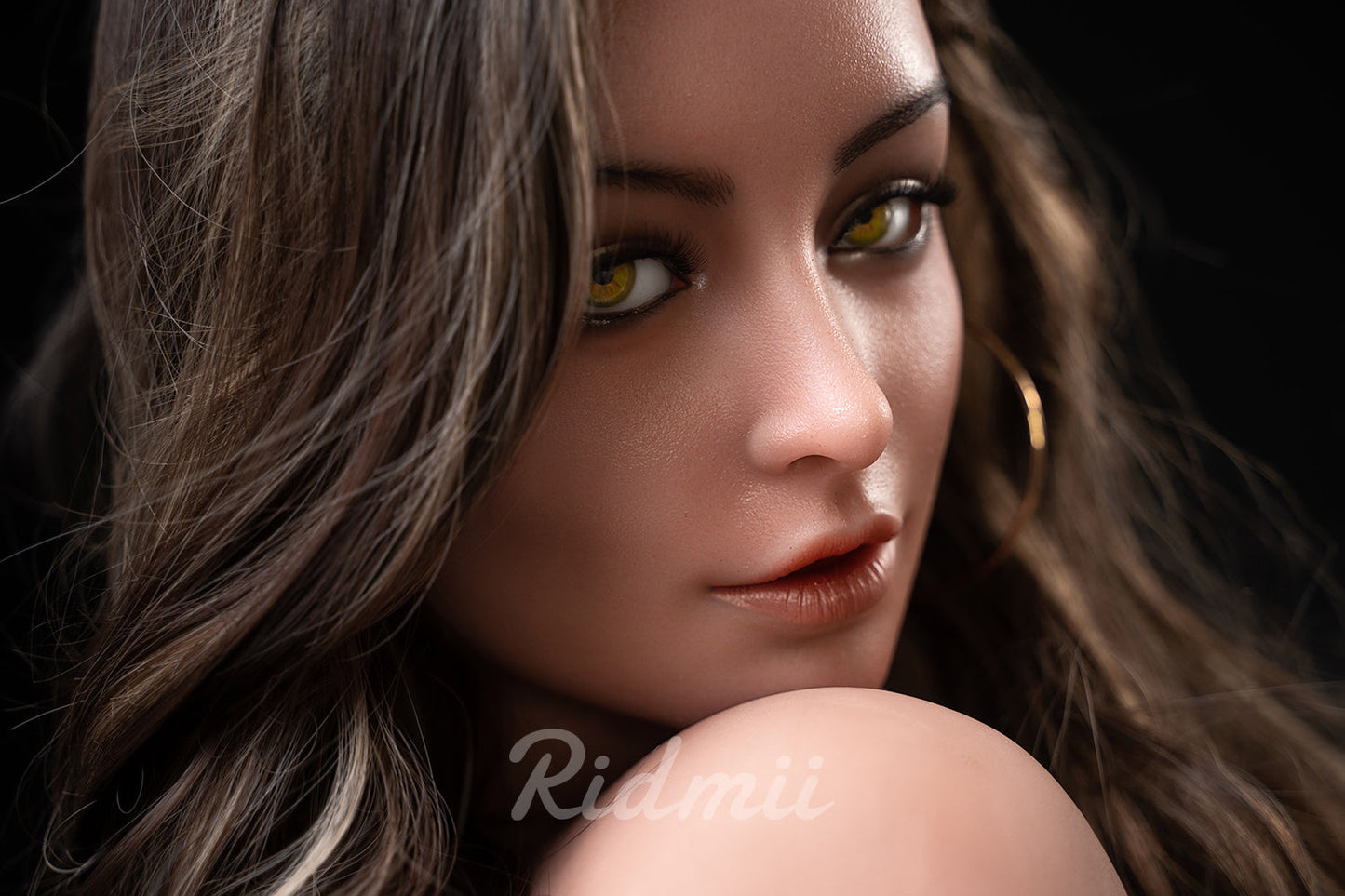 Ridmii 162cm (5ft3") Sexy Hybrid Silicone Head & TPE Body Sex Doll - Ashalee