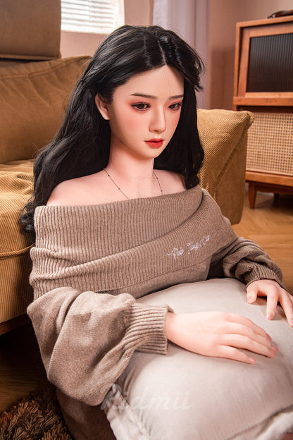 163cm (5ft3") Asian Hybrid Sex Doll Silicone Head & TPE Body - Muncey - APP Controlled, Ridmii, , Sexy Real Sex Dolls