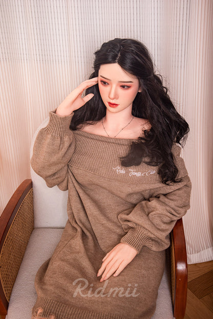 163cm (5ft3") Asian Hybrid Sex Doll Silicone Head & TPE Body - Muncey - APP Controlled, Ridmii, , Sexy Real Sex Dolls