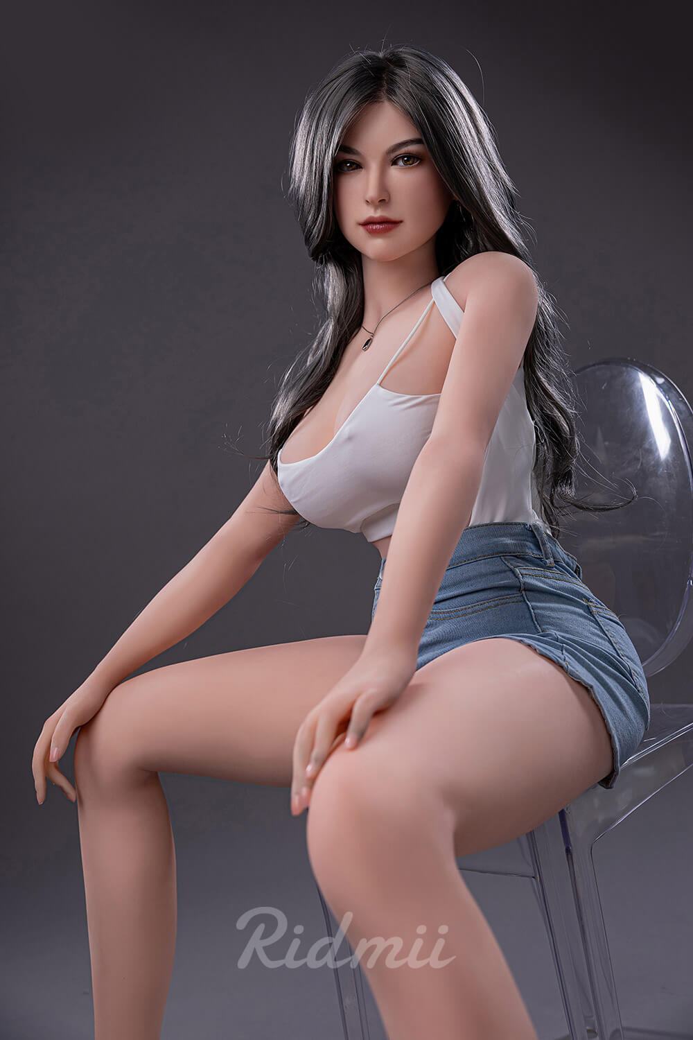 Ridmii 163cm (5ft3") Realistic Hybrid TPE Body & Silicone Head Sex Doll - Karyn